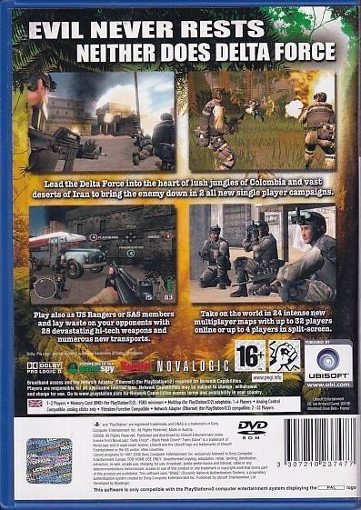 Delta Force - Black Hawk Down - Team Sabre - PS2 (B Grade) (Genbrug)